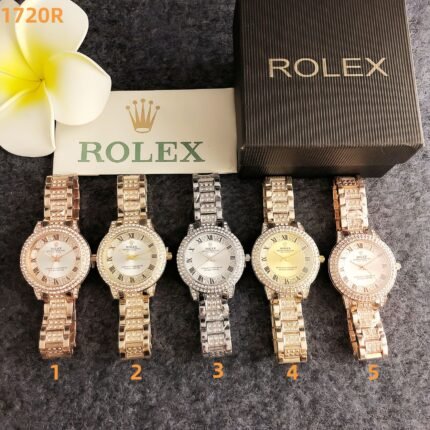 European and American Full Diamond Fashion Men's Quartz Watch Exquisite Round Dial Fashion Versatile Watch