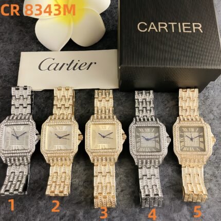 Full Diamond Fashion Men's Quartz Watch Hip Hop Round Square Dial Fashion Versatile Watch