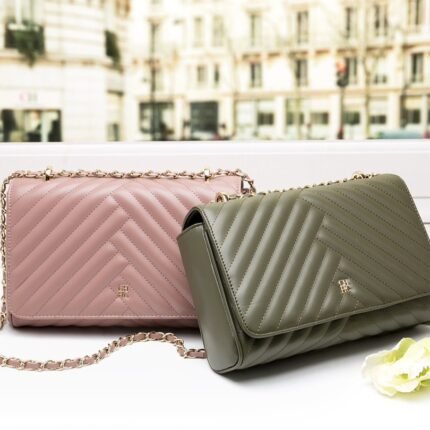 CHHC leather handbag for women 2024 new fashionable women's bag, single shoulder crossbody bag trend