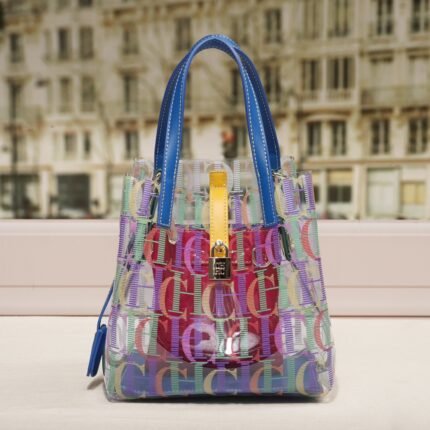 CHHC handbag for women 2024 new mini basket with niche design, transparent and high-end feel, perfect for carrying bags