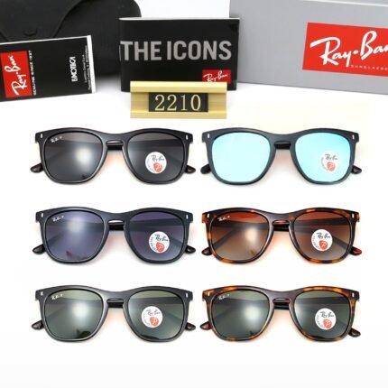 Ray Ban Sunglasses New Classic Large Frame Ink Frame Men's and Women's Sunshade Mirrors