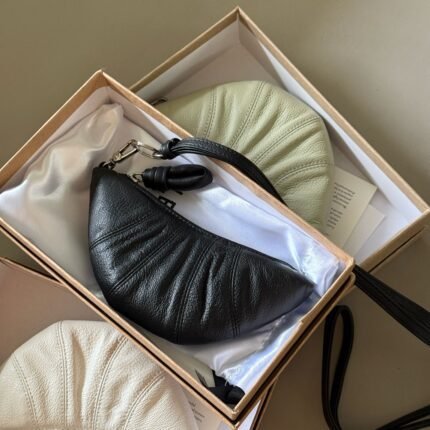 What a cute Lemaire mini croissant, a small coin purse