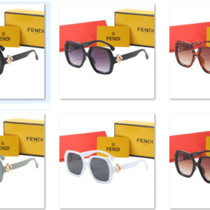 Fendi Sunglasses: Bold Square Frames, Luxurious Details