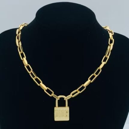Dior Lock Pendant Chain Necklace: A Symbol of Elegance and Luxury