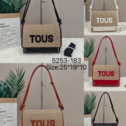 tous woven bag 5253-183 Size: 25-19-10cm Weight: about 935g