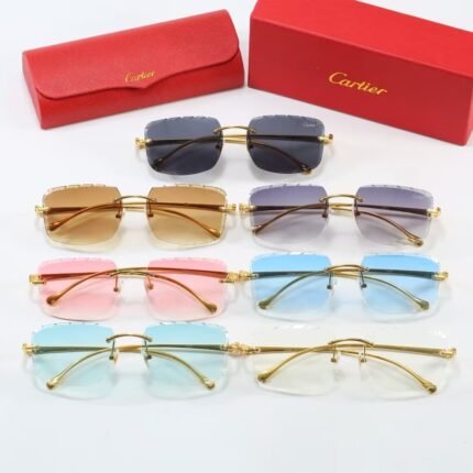 Cartier Sunglasses: Frameless Elegance, Colorful Charms
