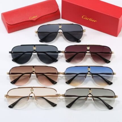 Cartier Sunglasses: Panther Accents, Bold Sophistication
