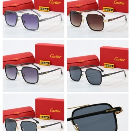 Cartier Sunglasses 9050: Square Frames, Diverse Elegance