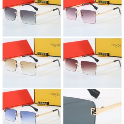 Fendi Sunglasses 6A005: Sleek Frames, Iconic Branding