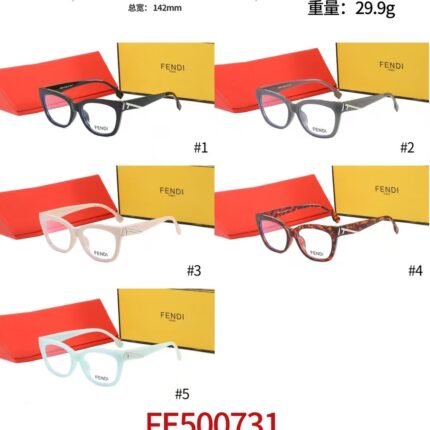 Fendi Eyeglasses FE500731: Chic Cat - Eye Frames, Diverse Styles