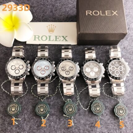 Rolex 2933D Series Watches: Cosmograph-Inspired Design with Stainless Steel Bracelet & Versatile Dial Elegance