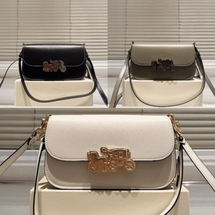 COACH Horse and Carriage Crossbody Bag: Iconic Motif with Premium Leather Craftsmanship (23×13cm)