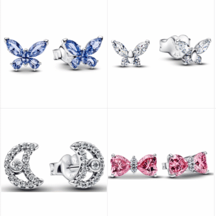 Pandora Earring Collection: Whimsical Designs with Sparkling Elegance