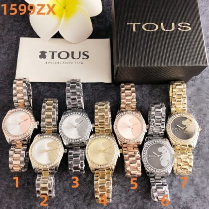 TOUS 1599ZX Series Watches: Cute Bear Design with Sparkling Elegance