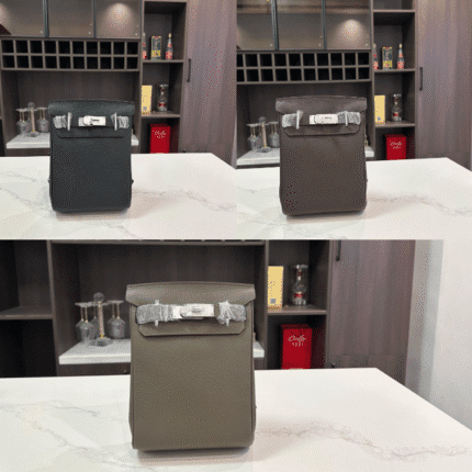 Hermès Kelly Ado Backpack: Signature H Buckle with Premium Leather Craftsmanship (17×26cm)