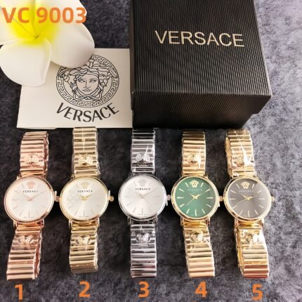 Versace VC 9003 Series Watches: Iconic Medusa Design with Versatile Elegance