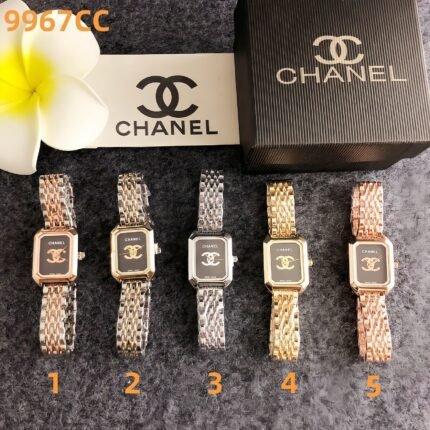 Chanel 9967CC Series Watches: Retro Rectangular Design with Signature Double-C Branding & Luxe Metal Bracelet Elegance