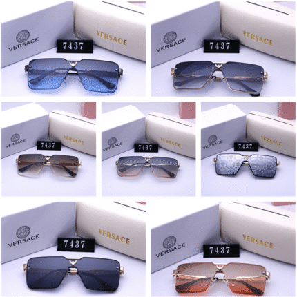 Versace Model 7437 Sunglasses: Futuristic Style in Diverse Hues