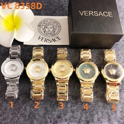 Versace VC 8358D Series Watches: Iconic Medusa Design with Bold Luxury