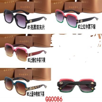 Gucci GG0086 Sunglasses Collection: Vibrant Styles for Unique Fashion Statements