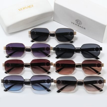 Versace Stylish Polygonal Sunglasses Collection: The Perfect Blend of Luxury and Trend