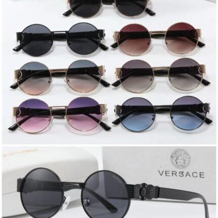 Versace Round Sunglasses Collection: Retro Charm, Vibrant Hues