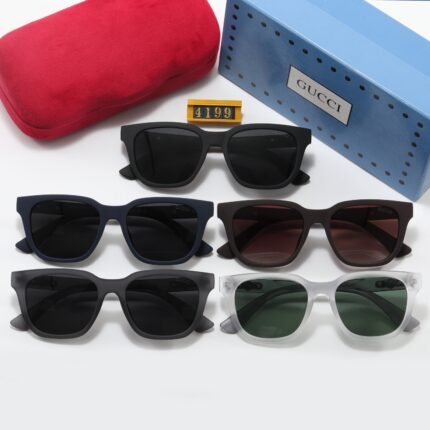 Gucci Model 4199 Sunglasses: Classic Square Style, Rich Color Selection