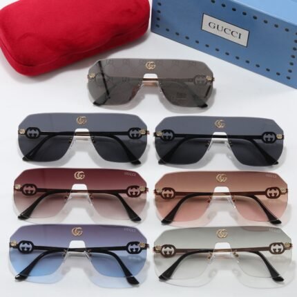 Gucci Rimless Sunglasses Collection: Luxury Design, Diverse Colors
