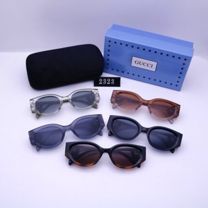 Gucci Model 2323 Sunglasses: Retro Cat - Eye Style, Diverse Hues