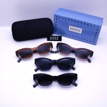Gucci Model 2322 Sunglasses: Chic Cat - Eye Design, Versatile Color Options