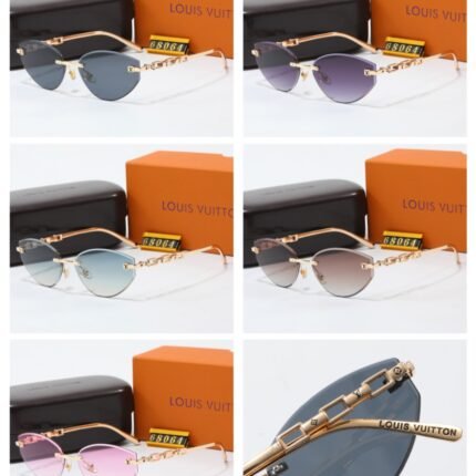 Louis Vuitton Model 68064 Sunglasses: Cat - Eye Elegance, Vibrant Color Choices