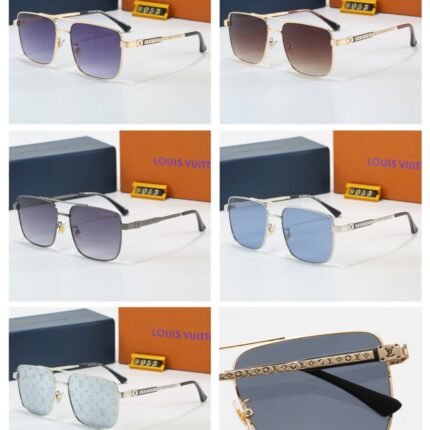 Louis Vuitton Square Sunglasses (Model 9053): Sleek Design, Iconic Branding