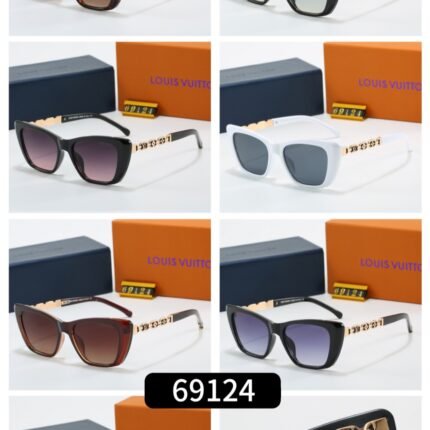Louis Vuitton Sunglasses (Model 69124): Chic Cat - Eye Design, Luxe Chain Detailing