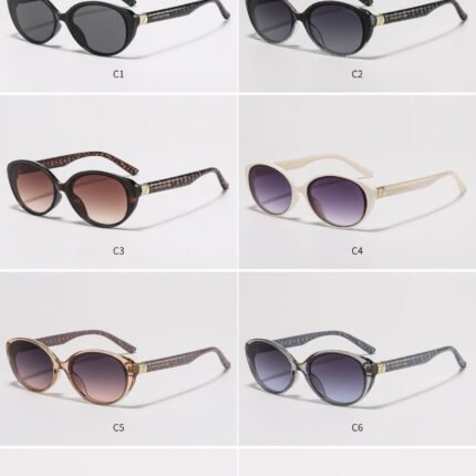 Louis Vuitton Sunglasses (Model 2877): Cat - Eye Charm, Signature Detailing