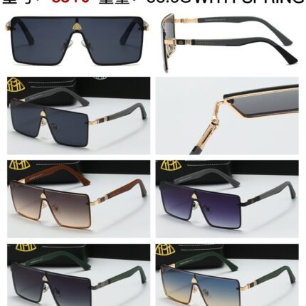 Maybach Sunglasses (Model 6510): Sleek Shield Design, Luxurious Detailing