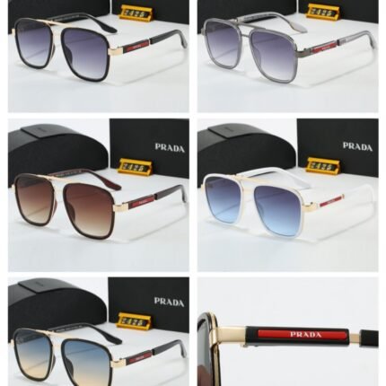 Prada Square Sunglasses (Model 2425): Diverse Gradient Styles, Iconic Branding