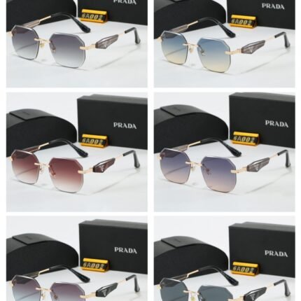 Prada Octagonal Sunglasses (Model 6A002): Elegant Gradient Styles, Luxurious Craftsmanship