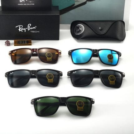 Ray - Ban Square Sunglasses: Varied Lens Colors, Classic Style