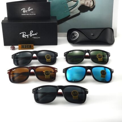 Ray - Ban Square Sunglasses (Model 8020): Diverse Lens Colors, Timeless Style