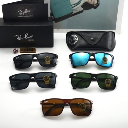 Ray - Ban Square Sunglasses (Model 8027): Diverse Lens Colors, Iconic Design