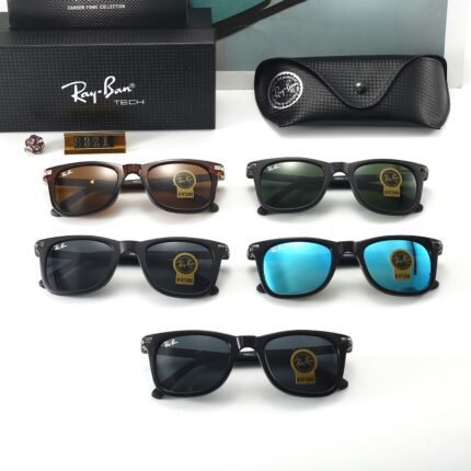 Ray - Ban Square Sunglasses (Model 8821): Diverse Lens Colors, Timeless Style
