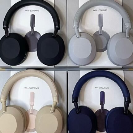 Sony WH-1000XM5 Headphones: Premium Noise-Canceling Wireless Headset with Multi-Color Options