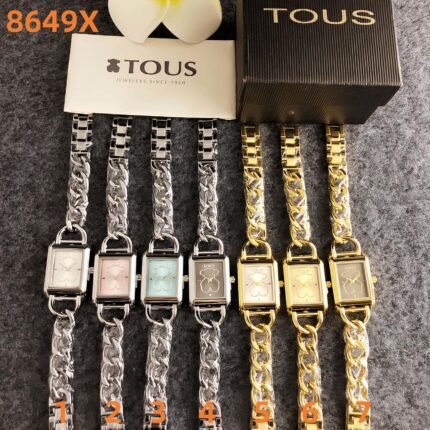 TOUS Bear Logo Watch Collection: Chain-Link Elegance with Signature Charm