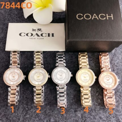 Coach Crystal-Embellished Watch Collection: Glamorous Elegance with Signature Style