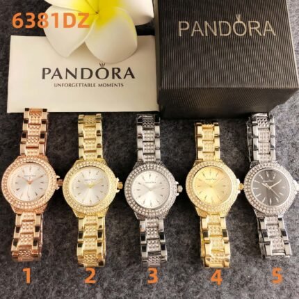 Pandora Crystal-Embellished Watch Collection: Glamorous Sparkle with Timeless Elegance