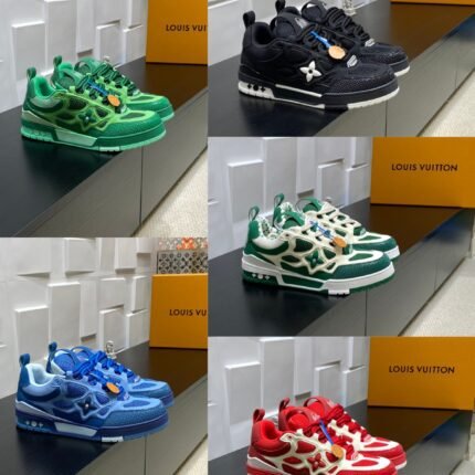 Louis Vuitton LV Trainer Max Sneaker Collection: Bold Colorways with Signature Monogram Innovation