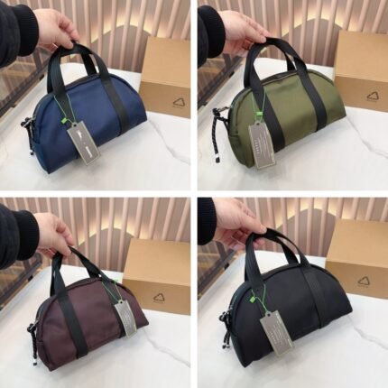 Longchamp Recycled Nylon Mini Boston Bag - Multiple Colors Available, Handheld & Crossbody Bag (Size 28×16cm)