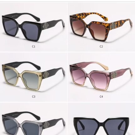 Prada 2334 Cat Eye Sunglasses with Emblem-Embellished Temples - Multi-Color Acetate Luxury Eyewear
