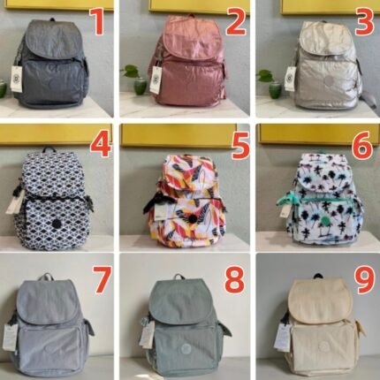 Kipling K12147 Flap Casual Backpack | Lightweight Nylon School & Commuter Bag (37×32×18.5cm)