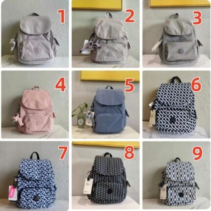 Kipling K15635 Flap Casual Backpack | Lightweight Nylon School & Commuter Bag (33.5x27x19cm)